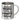 Ich bin nicht betrunken, ich bin weihnachtlich beschwipst – Edelstahlbecher 400 ml – Silber – Ohne Deckel und Karabiner – Ansicht 1 #farbe_silber