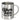 Glühwein-Besties mit zwei Namen – Edelstahlbecher 400 ml – Silber – Ohne Deckel und Karabiner – Ansicht 1 #farbe_silber