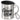 Glühwein-Crew – Edelstahlbecher 400 ml – Silber – Mit Deckel und Karabiner – Ansicht 1 #farbe_silber
