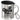 Glühweinfee mit Lizenz zum Vorglühen mit Namen – Edelstahlbecher 400 ml – Silber – Mit Deckel und Karabiner – Ansicht 1 #farbe_silber