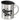 Glühweinfee im Retro-Look – Edelstahlbecher 400 ml – Silber – Mit Deckel – Ansicht 1 #farbe_silber
