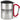 Mulled Wine Mood – Karabinerbecher 330 ml – Silber/Rot – Mit Deckel – Ansicht 1 #farbe_silber-rot