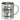 Ich trinke Glühwein nur an Tagen mit G und mittwochs – Edelstahlbecher 400 ml – Silber – Ohne Deckel und Karabiner – Ansicht 1 #farbe_silber