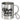 Glühwein-Besties mit zwei Namen – Edelstahlbecher 400 ml – Silber – Mit Karabiner – Ansicht 1 #farbe_silber