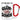 Glühschwein – Karabinerbecher 330 ml – Weiss/Rot – Ohne Deckel – Ansicht 1 #farbe_weiss-rot