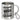 Ich brauch keinen Therapeuten, ich brauche einen Glühweinstand – Edelstahlbecher 400 ml – Silber – Mit Karabiner – Ansicht 1 #farbe_silber
