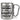 Ich bin nicht betrunken, ich bin weihnachtlich beschwipst – Karabinerbecher 330 ml – Silber/Silber – Ohne Deckel – Ansicht 1 #farbe_silber-silber