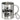 Glühweinfee Prinzessin – Edelstahlbecher 400 ml – Silber – Mit Karabiner – Ansicht 1 #farbe_silber
