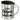 Lieber Glühwein als schlechte Laune – Edelstahlbecher 400 ml – Silber – Mit Deckel – Ansicht 1 #farbe_silber