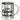 Lieber Glühwein als schlechte Laune – Edelstahlbecher 400 ml – Silber – Ohne Deckel und Karabiner – Ansicht 1 #farbe_silber