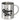Glühweinfee im Retro-Look – Edelstahlbecher 400 ml – Silber – Ohne Deckel und Karabiner – Ansicht 1 #farbe_silber