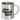 Glühweinbecher mit Wunschnamen – Edelstahlbecher 400 ml – Silber – Ohne Deckel und Karabiner – Ansicht 1 #farbe_silber