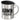 Glühwein o'clock – Edelstahlbecher 400 ml – Silber – Mit Deckel – Ansicht 1 #farbe_silber