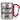 Zuhause ist, wo der Glühweinstand steht – Karabinerbecher 330 ml – Silber/Rot – Ohne Deckel – Ansicht 1 #farbe_silber-rot