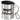 Winterzeit ist Glühweinzeit – Edelstahlbecher 400 ml – Silber – Mit Deckel und Karabiner – Ansicht 1 #farbe_silber