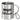 Winterzeit ist Glühweinzeit – Edelstahlbecher 400 ml – Silber – Mit Karabiner – Ansicht 1 #farbe_silber