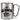 Glühweinfee Prinzessin – Karabinerbecher 330 ml – Silber/Silber – Ohne Deckel – Ansicht 1 #farbe_silber-silber