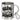 Glühschwein – Edelstahlbecher 400 ml – Silber – Mit Karabiner – Ansicht 1 #farbe_silber