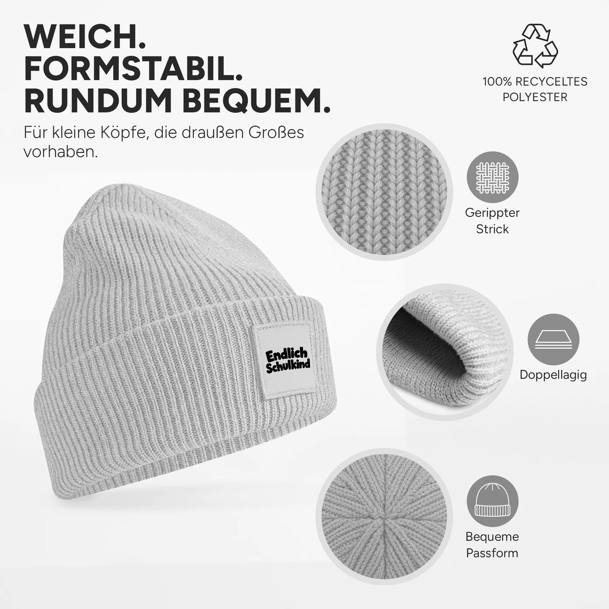 Weich, dehnbar und doppellagig