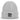 Pizza geht immer – Kinder-Beanie in Grau meliert, Ansicht 1 #farbe_grau-meliert