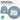 Keksmonster – Kinder-Beanie in Himmelblau, Ansicht 2 #farbe_himmelblau