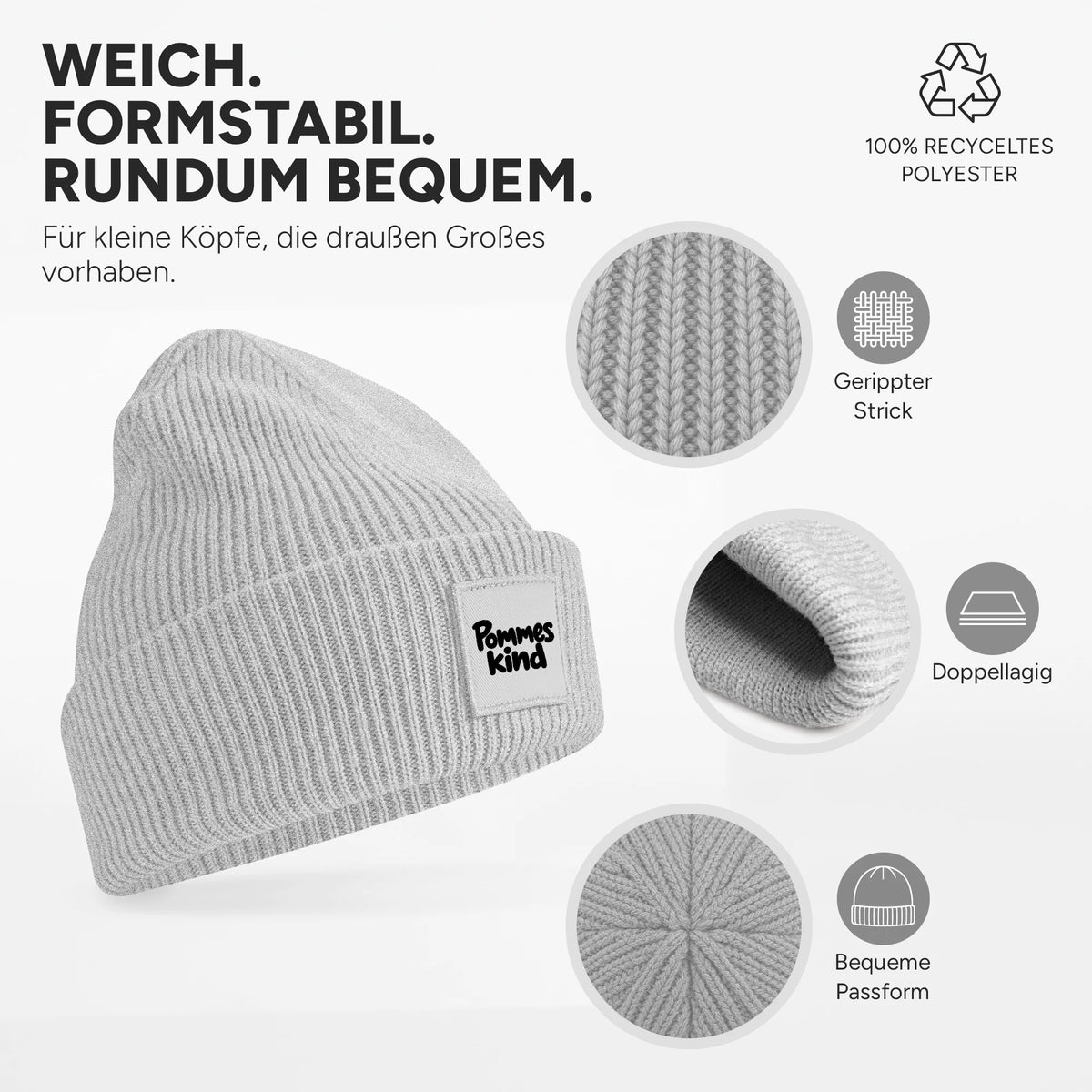 Weich, dehnbar und doppellagig
