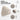 Boho-Regenbogen Rosa – Kinder-Beanie in Sand, Ansicht 4 #farbe_sand