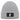 Peace – Rippstrick-Beanie in Grau meliert, Ansicht 1 #farbe_grau-meliert