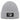 Herz-Pfote – Rippstrick-Beanie in Grau meliert, Ansicht 1 #farbe_grau-meliert