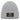 Schneemann – Rippstrick-Beanie in Grau meliert, Ansicht 1 #farbe_grau-meliert