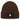 Mittelfinger-Skelett – Rippstrick-Beanie in Braun, Ansicht 1 #farbe_braun