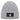 Mittelfinger-Skelett – Rippstrick-Beanie in Grau meliert, Ansicht 1 #farbe_grau-meliert