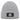 Nicht mein Problem – Rippstrick-Beanie in Grau meliert, Ansicht 1 #farbe_grau-meliert