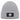 Es eskaliert eh – Rippstrick-Beanie in Grau meliert, Ansicht 1 #farbe_grau-meliert