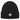Es eskaliert eh – Rippstrick-Beanie in Schwarz, Ansicht 1 #farbe_schwarz