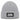 Zu Vino sag ich nie no – Rippstrick-Beanie in Grau meliert, Ansicht 1 #farbe_grau-meliert
