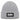 Dorfkind und stolz drauf – Rippstrick-Beanie in Grau meliert, Ansicht 1 #farbe_grau-meliert