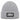 Ich atme ein, ich raste aus – Rippstrick-Beanie in Grau meliert, Ansicht 1 #farbe_grau-meliert