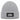 Ich mag Berge, die halten die Fresse – Rippstrick-Beanie in Grau meliert, Ansicht 1 #farbe_grau-meliert