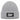 Ist mir egal – Rippstrick-Beanie in Grau meliert, Ansicht 1 #farbe_grau-meliert