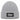 Der Berg ruft, ich muss los – Rippstrick-Beanie in Grau meliert, Ansicht 1 #farbe_grau-meliert