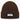 Ich hasse Menschen – Rippstrick-Beanie in Braun, Ansicht 1 #farbe_braun