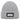 Ich hasse Menschen – Rippstrick-Beanie in Grau meliert, Ansicht 1 #farbe_grau-meliert
