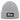 Bin da, kann losgehen – Rippstrick-Beanie in Grau meliert, Ansicht 1 #farbe_grau-meliert