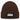 Ich hör nur Mimimimi – Rippstrick-Beanie in Braun, Ansicht 1 #farbe_braun