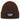 Aus dem Weg, ich gehe snowboarden – Rippstrick-Beanie in Braun, Ansicht 1 #farbe_braun