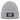 Aus dem Weg, ich muss zur Skihütte – Rippstrick-Beanie in Grau meliert, Ansicht 1 #farbe_grau-meliert