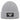 Aus dem Weg, ich brauche Wein – Rippstrick-Beanie in Grau meliert, Ansicht 1 #farbe_grau-meliert