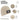 Aus dem Weg, ich brauche Prosecco – Rippstrick-Beanie in Beige, Ansicht 4 #farbe_beige
