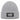 Aus dem Weg, ich brauche Prosecco – Rippstrick-Beanie in Grau meliert, Ansicht 1 #farbe_grau-meliert
